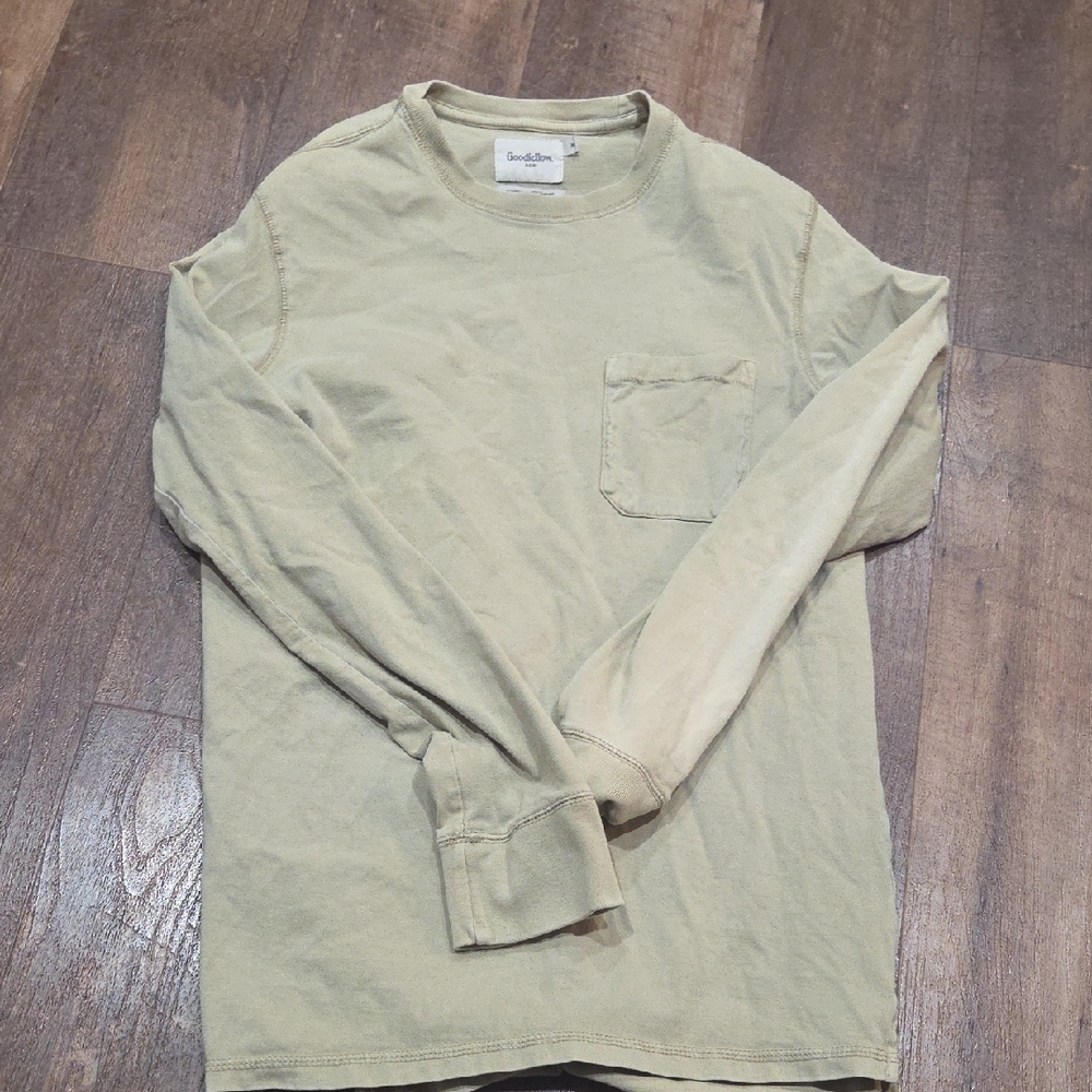 Goodfellow & Co Tan Long Sleeve Tee